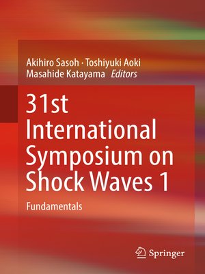 cover image of 31st International Symposium on Shock Waves 1